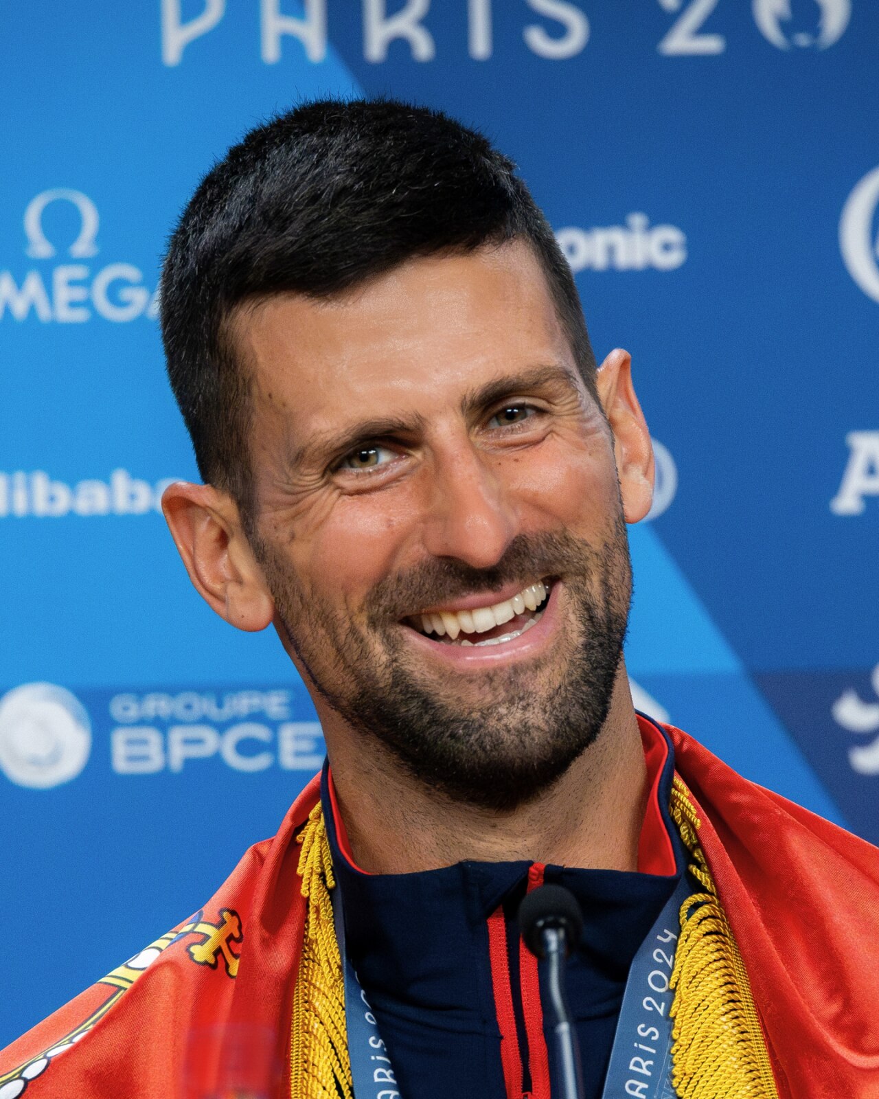 By Andymiah - File:Novak_Djokovic_Paris_2024_Olympic_Games.jpg, CC BY-SA 4.0, https://commons.wikimedia.org/w/index.php?curid=163990992
